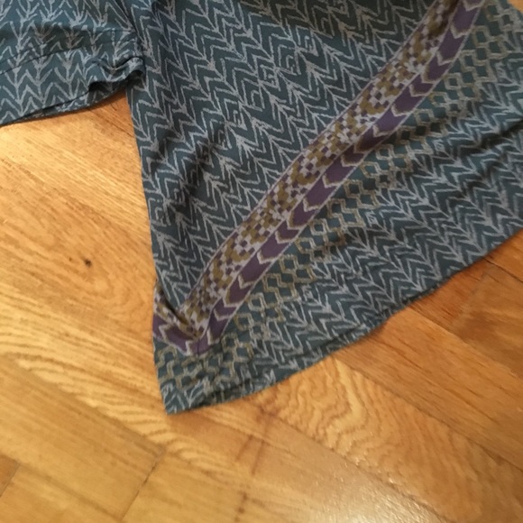 Free People cropped blouse bell sleeves xsmall - Picture 5 of 6